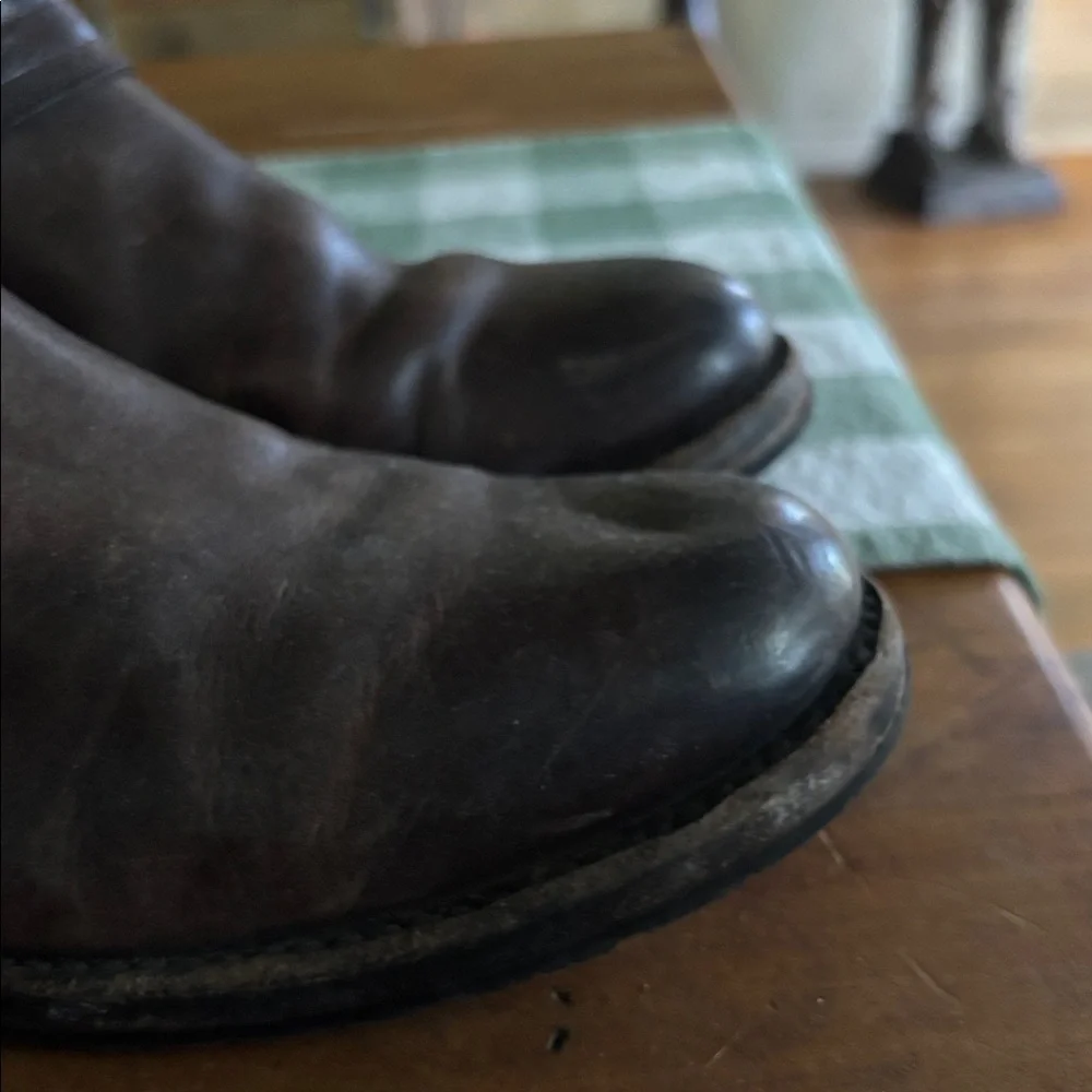 Frye Brown Ankle Boots